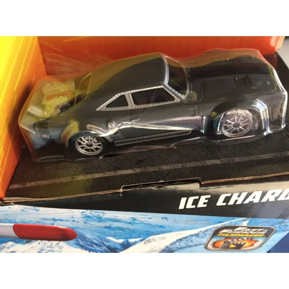 Mattel Fast and Furious Frozen Missile Attack Play set with Ice Charger CAR